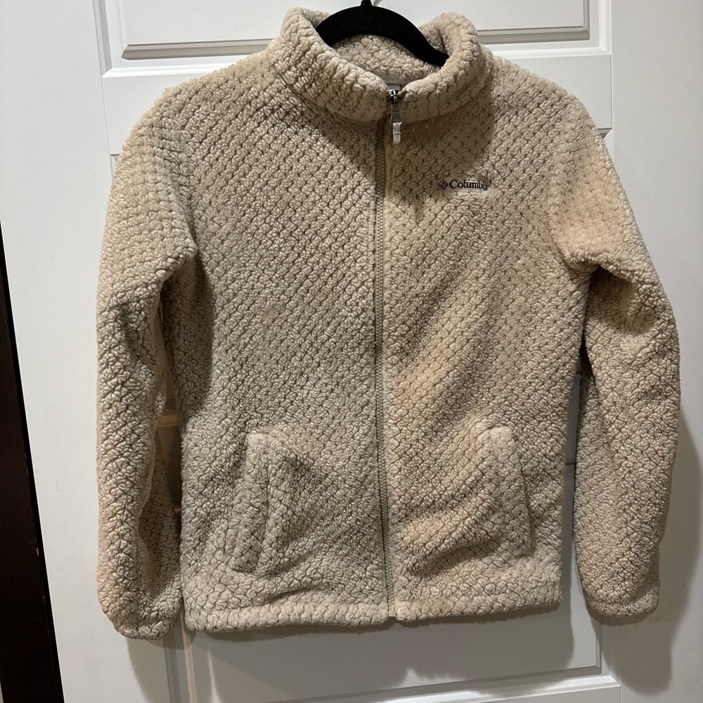Columbia Tan Sherpa Fleece Jacket